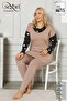 Long Sleeve Plus Size Pajama Set - 2