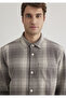 Checkered Gray Shirt Regular Fit / Regular Fit 0211333 -89072 - 5
