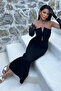Liana Black Design Dress ATE7330