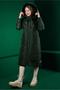 Hooded Zippered Inflatable Coat 90317