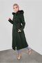 Coat with Belt and Fur Detail 90122