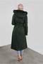 Coat with Belt and Fur Detail 90122 - 3