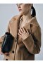 Double Button Short Coat Camel - 3