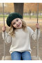 Children's French Painter Felt Beret Khaki - 2