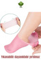 1 Pair Silicone Foot Care Socks Moisturizing Back Silicone Anti-Slip Patterned Booties - 6