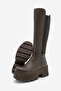 Women's Thick Padded Sole Casual Boots Ferlas Brown - 6