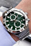 Exclusive Multifunction Original Men's Wristwatch 3Atm Water Resistant Silver Color Steel Band Dke2083C3 - 4