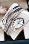 Snake Watch Model - Women's Wrist Watch, Waterproof Rose Silver Steel Band - Bracelet Gift Dkby2046C6 - 3