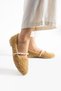 Women's Mink Wool Pearl Winter Ballerina Home and Outdoor Shoes - 4