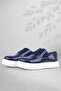 Derby Navy Blue Patent Leather White Sole Children's Classic Shoes