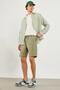 Men's Elastic Waist Parachute Shorts - Khaki