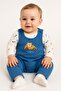 Baby Boy Jumpsuit with Car Embroidery - 5