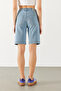 Women's Gabriel Med Blue Regular Fit Jean Shorts - Med Blue - 7