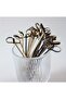 Black Knotted Bamboo Toothpick 12 cm 50 Pieces Special Series - 3