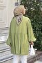 Front-Tie Two-Piece Jacket in Oil Green - 4