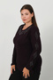 Stone Print Combed Cotton Blouse - 3