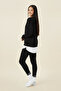 Women's Sweatshirt Crew Neck Regular Fit Cotton Lined 3 Thread Ribbed - 3