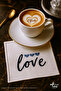 Luxury Embroidered Cocktail Coffee Serving Tray Napkin Mini Placemat Runner - Blue Love (2 Pcs) - 2