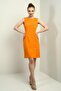 Women's Self-Taped Side Button Short Dress - 3