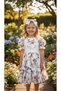 FRILLED FLOWER PATTERNED GIRL'S DRESS - 3