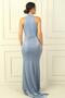Women's Neckline Gathered Front Glitter Lined Dress - 4