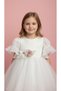 White Fluffy Girl's Special Occasion / Birthday Tulle Dress