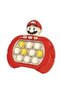 Super Mario-Themed Style Pop It Fidget Toy Controller Red