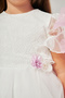 White Fluffy Girl's Special Occasion / Birthday Tulle Dress - 7