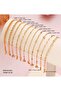 11-Piece Gold-Tone Chain Bracelet Set Elegant & Adjustable - 4