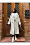 Nalia Cream Oversize Cashmere Coat Tns-4114