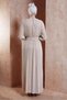 Belted Pleated Dress 44697 - 4