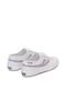 2953 Swallow Tail Lame Women's White Ankle Sneakers - 2