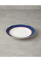 Carny bone porcelain serving plate 25 cm navy blue