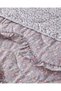 Floral Euphoria Ruffled Single Bedspread Set 160X220 cm Salmon - 3