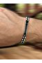 Stainless Steel Model Braided Men's Silver Color Bracelet