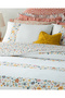 Bloomy Lines Cotton Ranforce Single Duvet Cover Set 160X220 cm Yellow - 3
