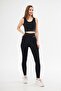 High Waist Lycra Recovery Leggings Crop Set - 4