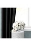 Blackout Drapery Curtain Living Room Hotel Living Room Children's Room Decorative Light-Blocking Sun Visor Black - 3