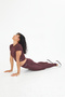 Soft Touch Body-Hugging Sports Cropped T-Shirt Fitted (Crop Only) - 8