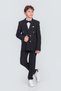 Boy's Striped Jacket Shirt Pants Bow Tie Suit Te.1001Y - 2