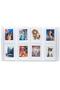 (Pack of 2) 128 Pockets Card Size Pockets Fujifilm Mini Photo Albums - Grey/Light Blue - 5