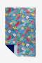 Eden Garden Double-Sided Kikoy Peshtemal with Towel / Beach Towel Printed 90X160 cm - 2