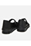Women's Leather Black Flexible Sole Comfort Shoes - 6