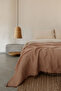 Cocoon 4-Layer Muslin Bedspread Roasted Apricot
