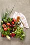 Waffle Kitchen Towel Set Off 2 Cream-Red 50X75 - 4