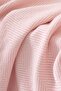 Wool Herringbone Patterned Baby Blanket Pink 76X102 cm