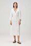 Poseidon Flowy Long Dress White - 3