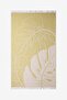 Monstera Cotton Peshtamal Yellow 90X160