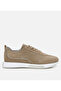 Men's Leather Beige Sports Shoes