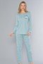 Long Sleeve Pajama Set Seasonal Viscose 790-64 - 4